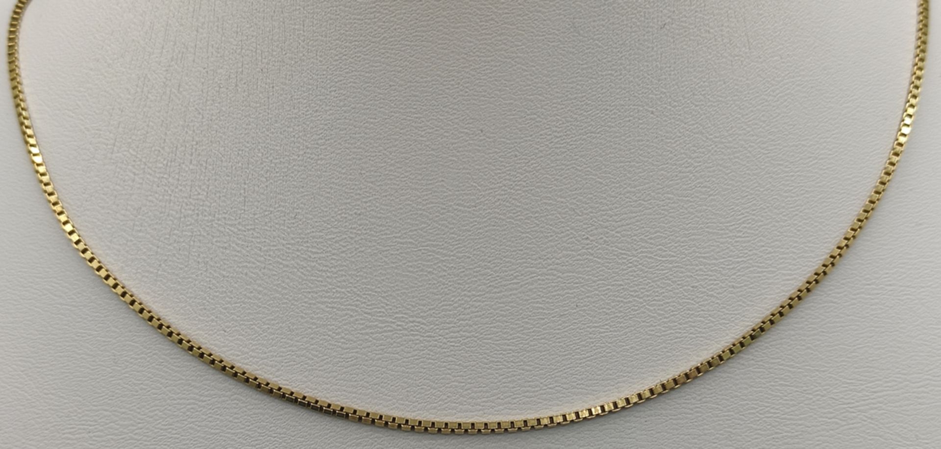 Venezianer-Kette, 585/14K Gelbgold, Federring-Verschluss, 7,4g, Länge 56cm