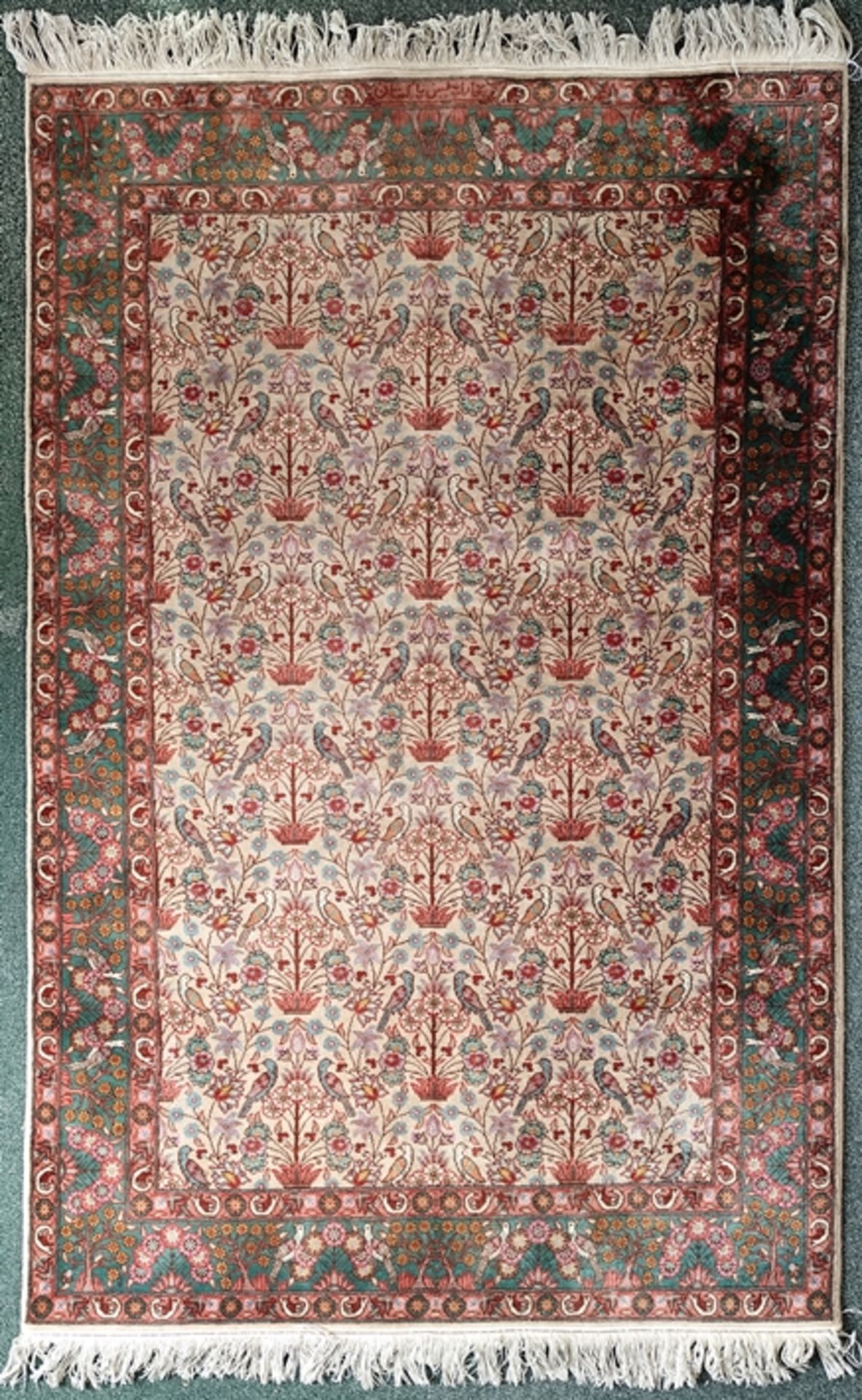 Täbris / Tabriz, Persien, Korkwolle auf Baumwolle, signiert, 163x105cm