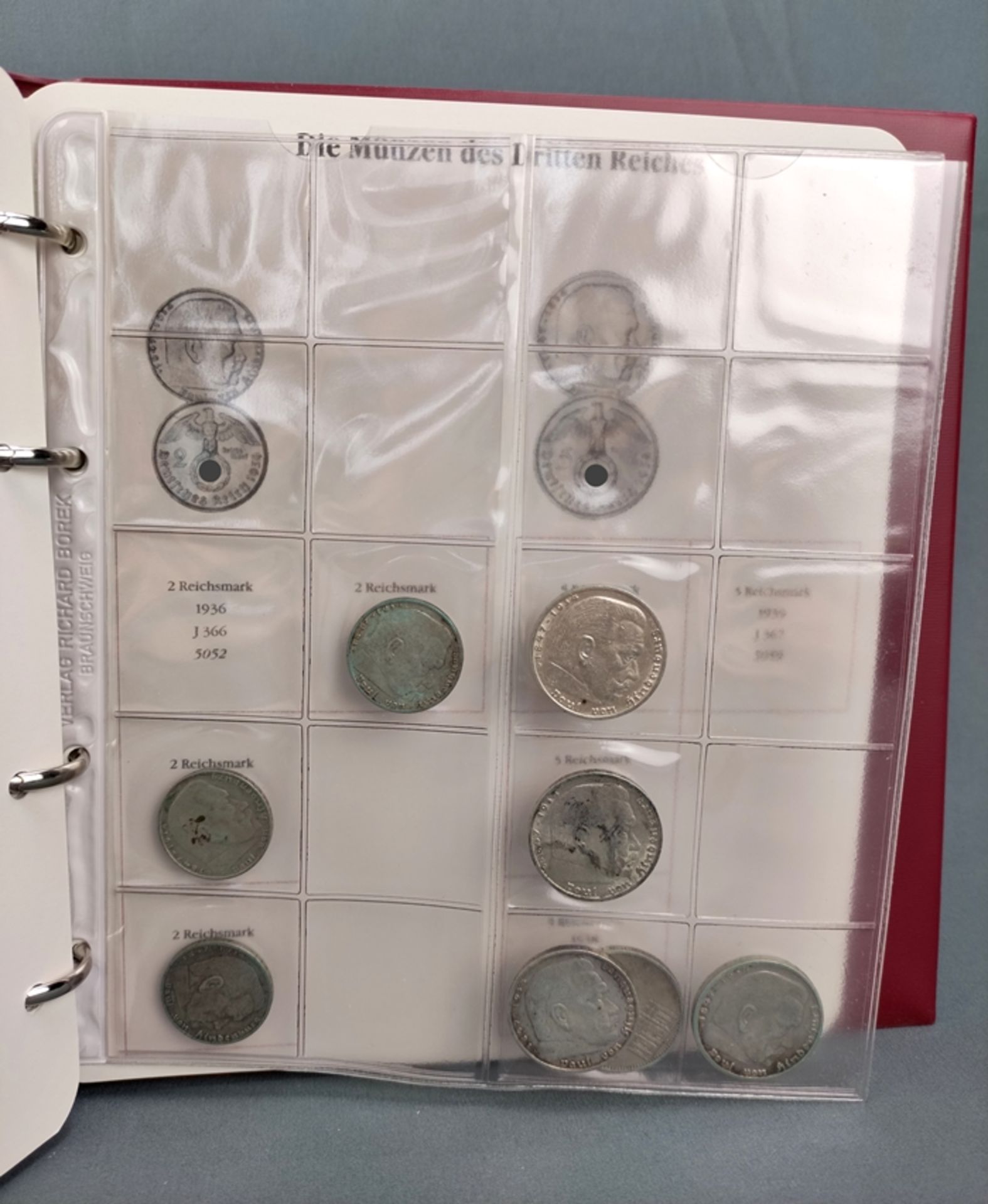 Großes Konvolut Münzen und Medaillen, Deutschland, bestehend aus Album Münzen Drittes Reich 1933-19 - Bild 5 aus 5