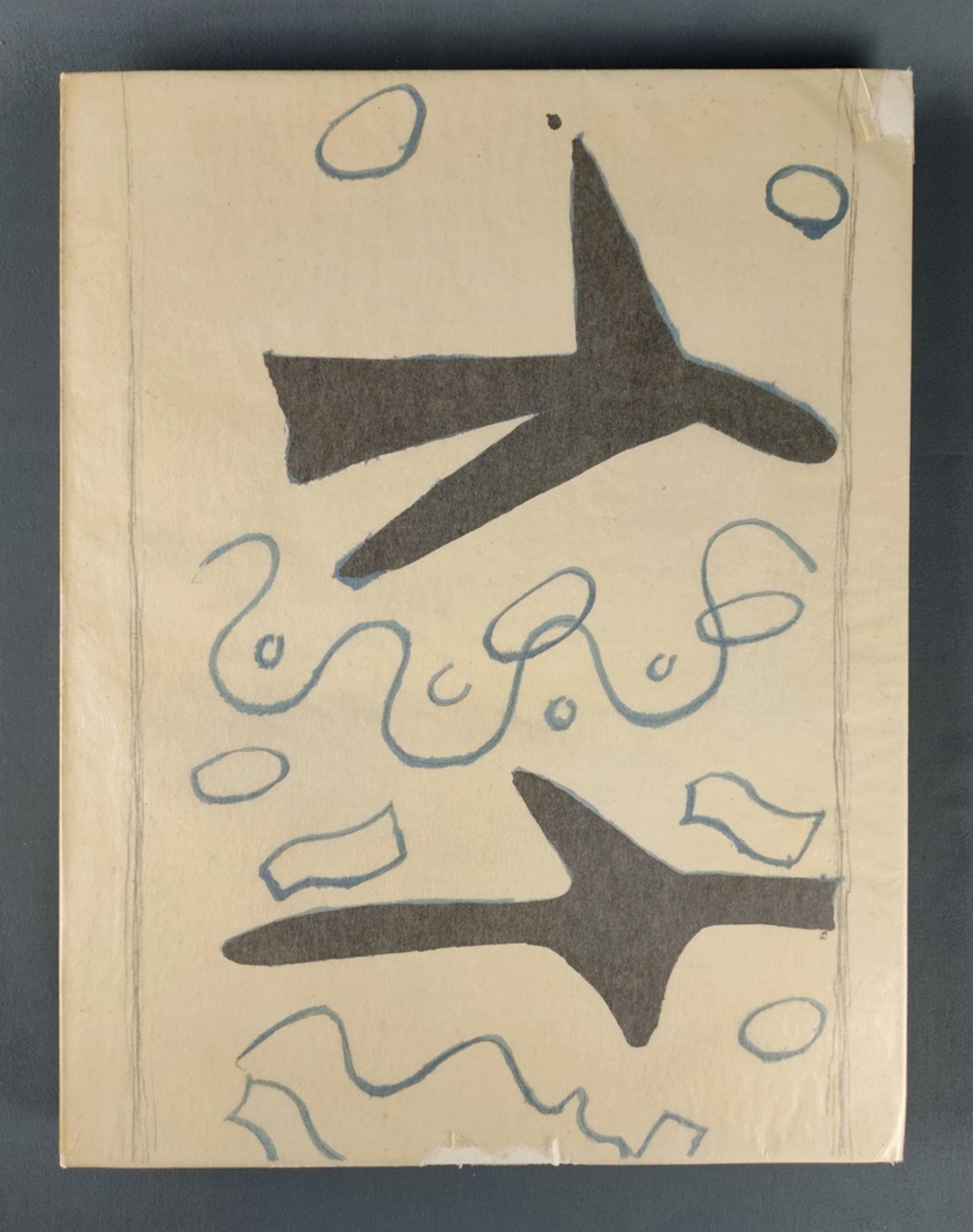 Kunstband Braque, Mourlot, Fernand, "Braque Lithographe", Monte Carlo 1963, 3 Original Farblithogra - Bild 4 aus 4