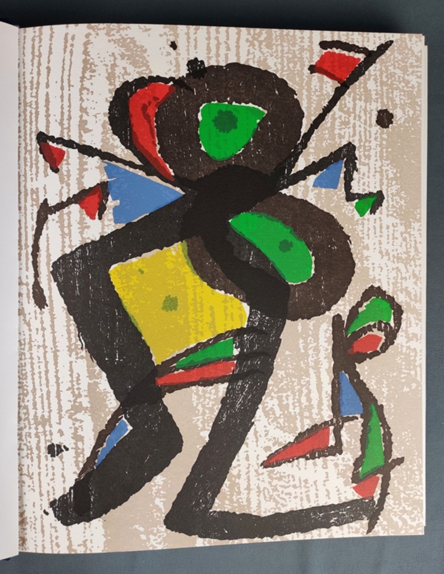 Miró Art Volume, 3 volumes of etchings, "Joan Miró - Engraver" (Volumes I-III), Dupin, Jacques, ori - Image 5 of 11
