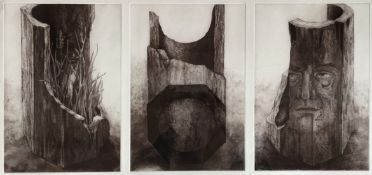 Hentschel, Claus Dietrich (1937-2012 Berlin) "Tonstück", Radierung, rechts unten signiert und (19)9
