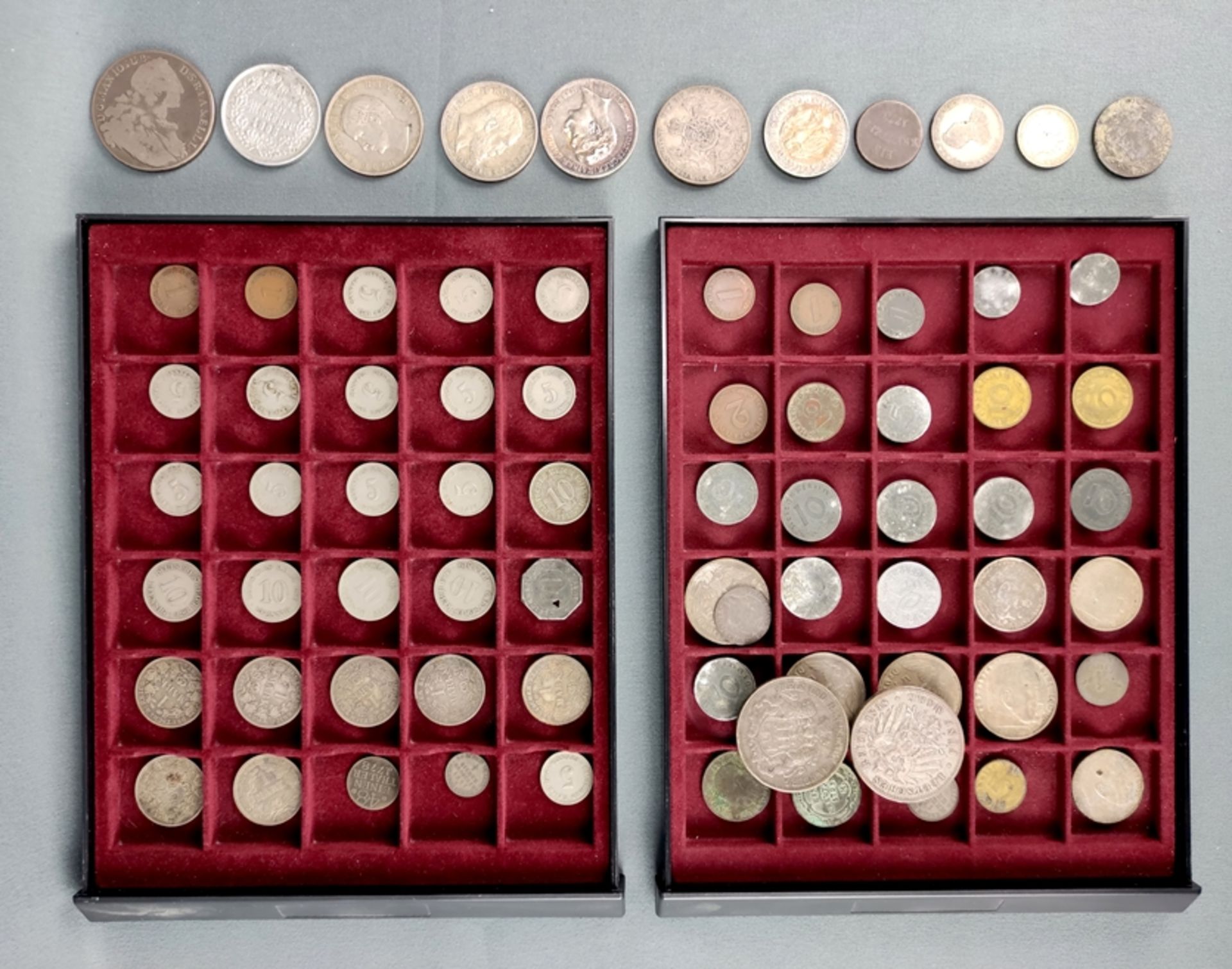 Großes Konvolut Münzen und Medaillen, Deutschland, bestehend aus Album Münzen Drittes Reich 1933-19 - Bild 2 aus 5