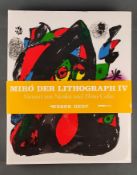 Kunstband Miró, "Joan Miró - Der Lithograph", Band IV, 1969-1972, Vorwort von Nicolas und Elena Cal