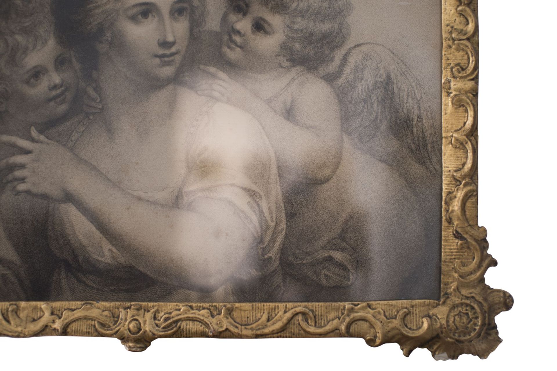 Artist of the 18th century "Lady with two lovers" - Image 3 of 5