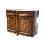 Salon chest of drawers with profiled marble top