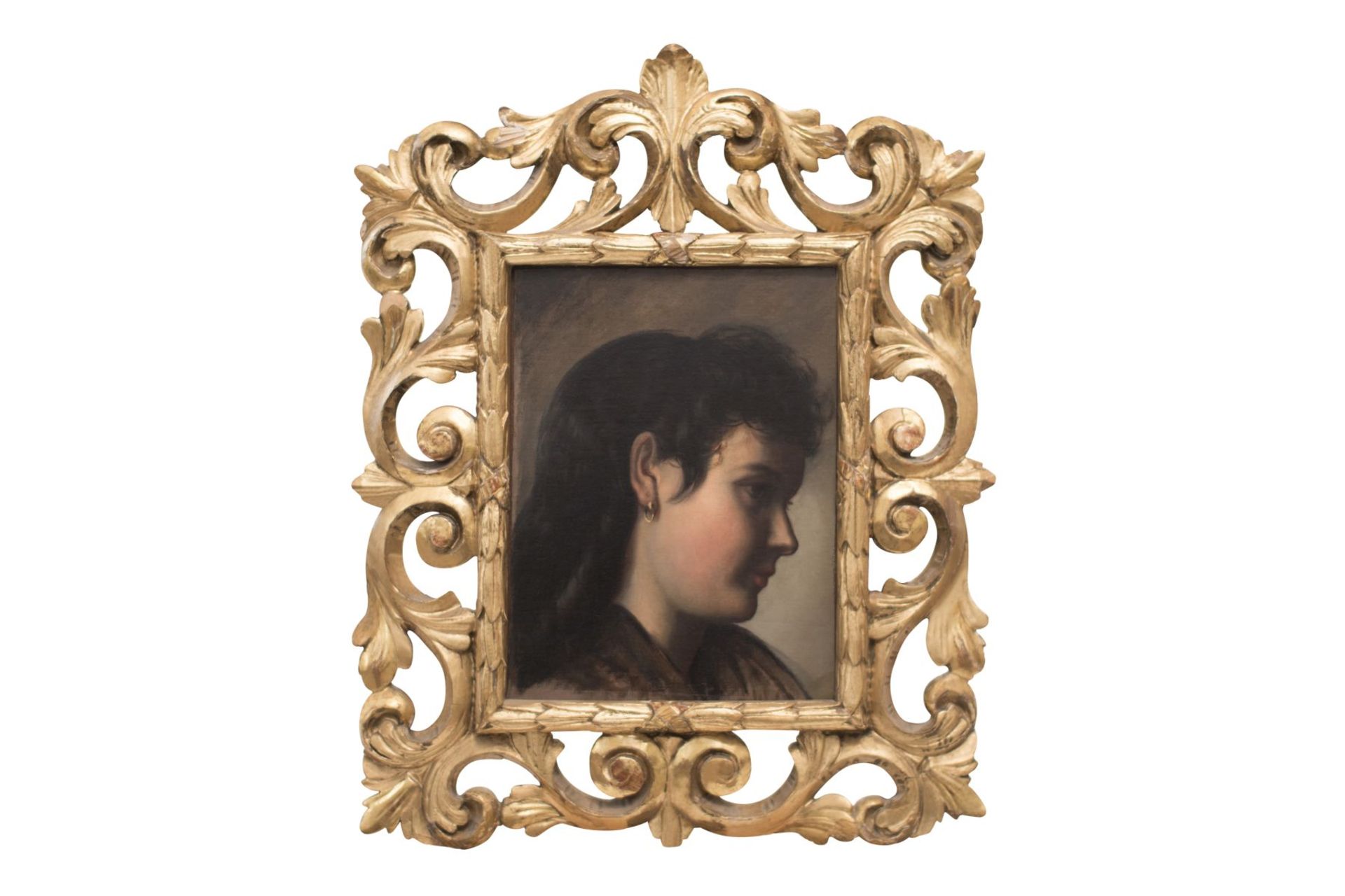 Portrait Painter of the 19th Century "Portrait of a Girl"