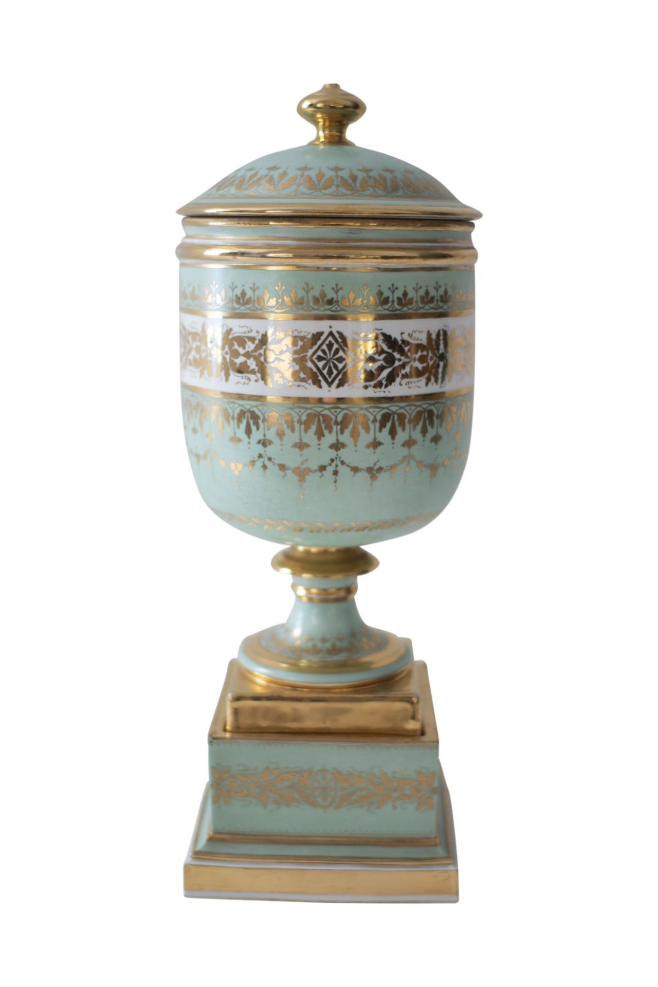 Attributed to Joseph Karl Stieler (1781-1858) "Biedermeier Trophy with Base and Cover" - Image 2 of 5