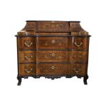 Baroque chest of drawers writing secretary second half of the 19th century