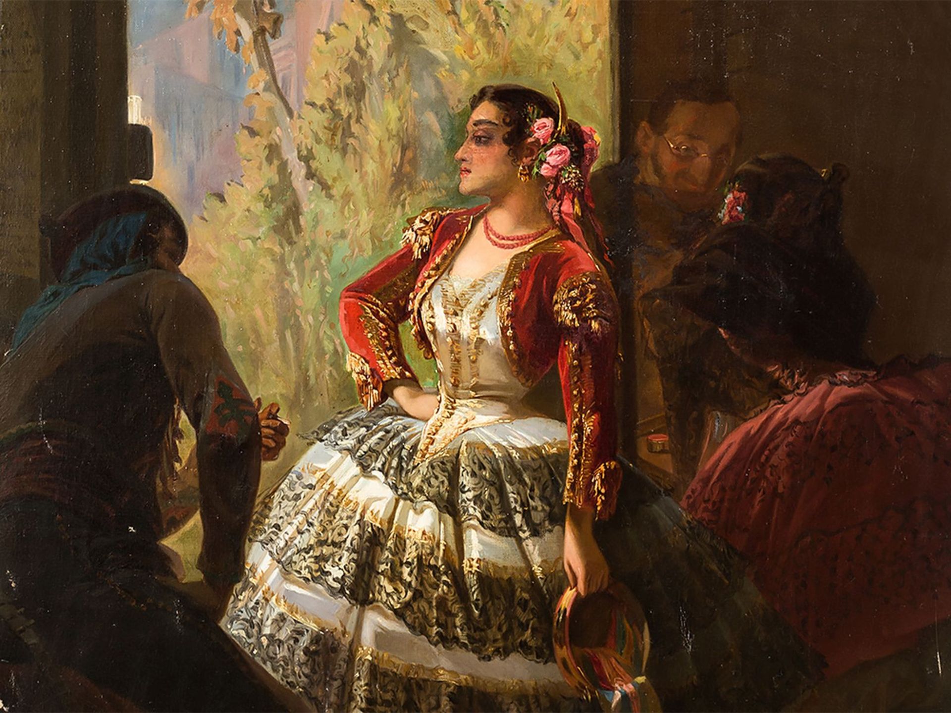 Eugène Giraud (1806-1881), "Spanish Dancer" 1886