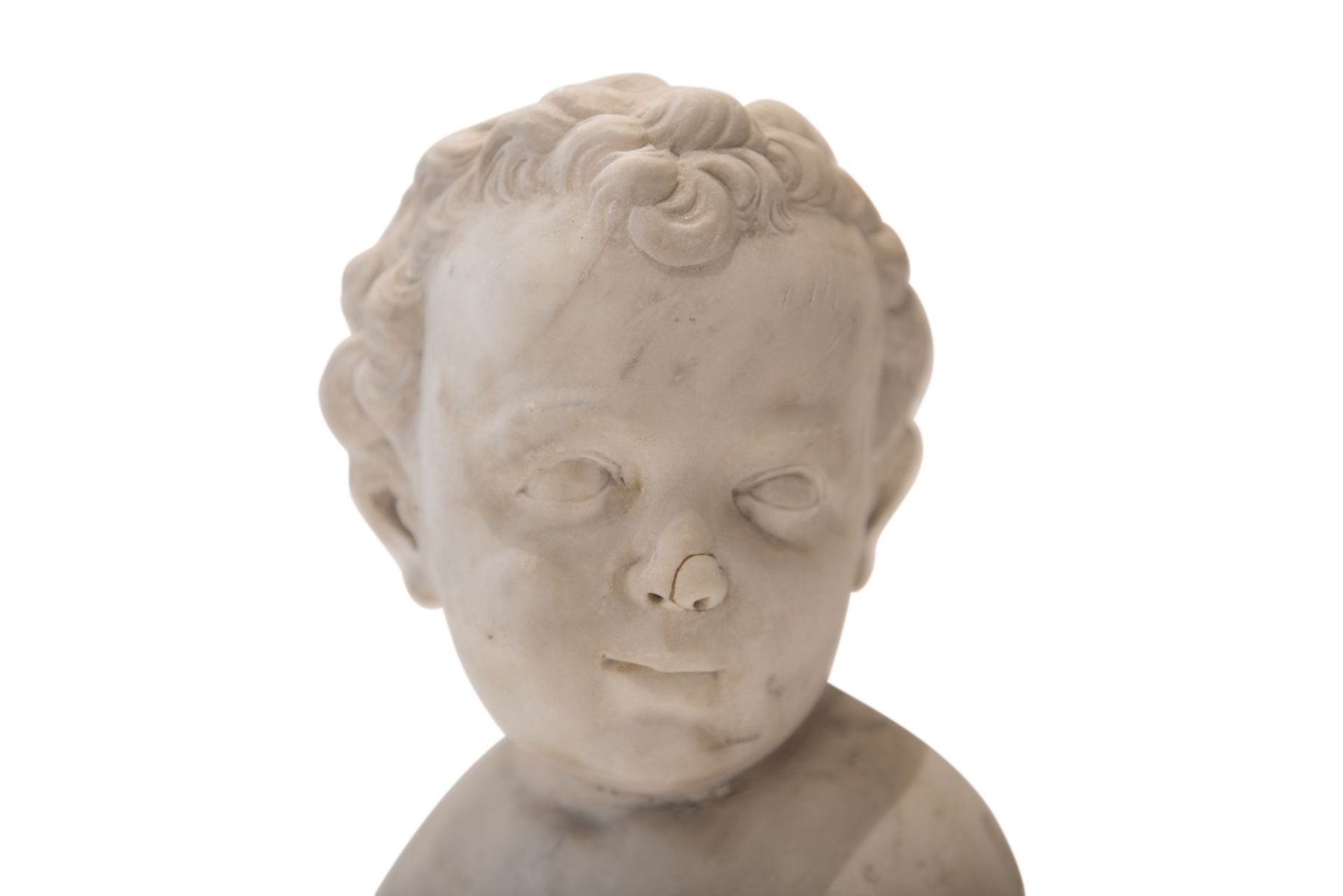 Small child bust of a boy - Image 5 of 6
