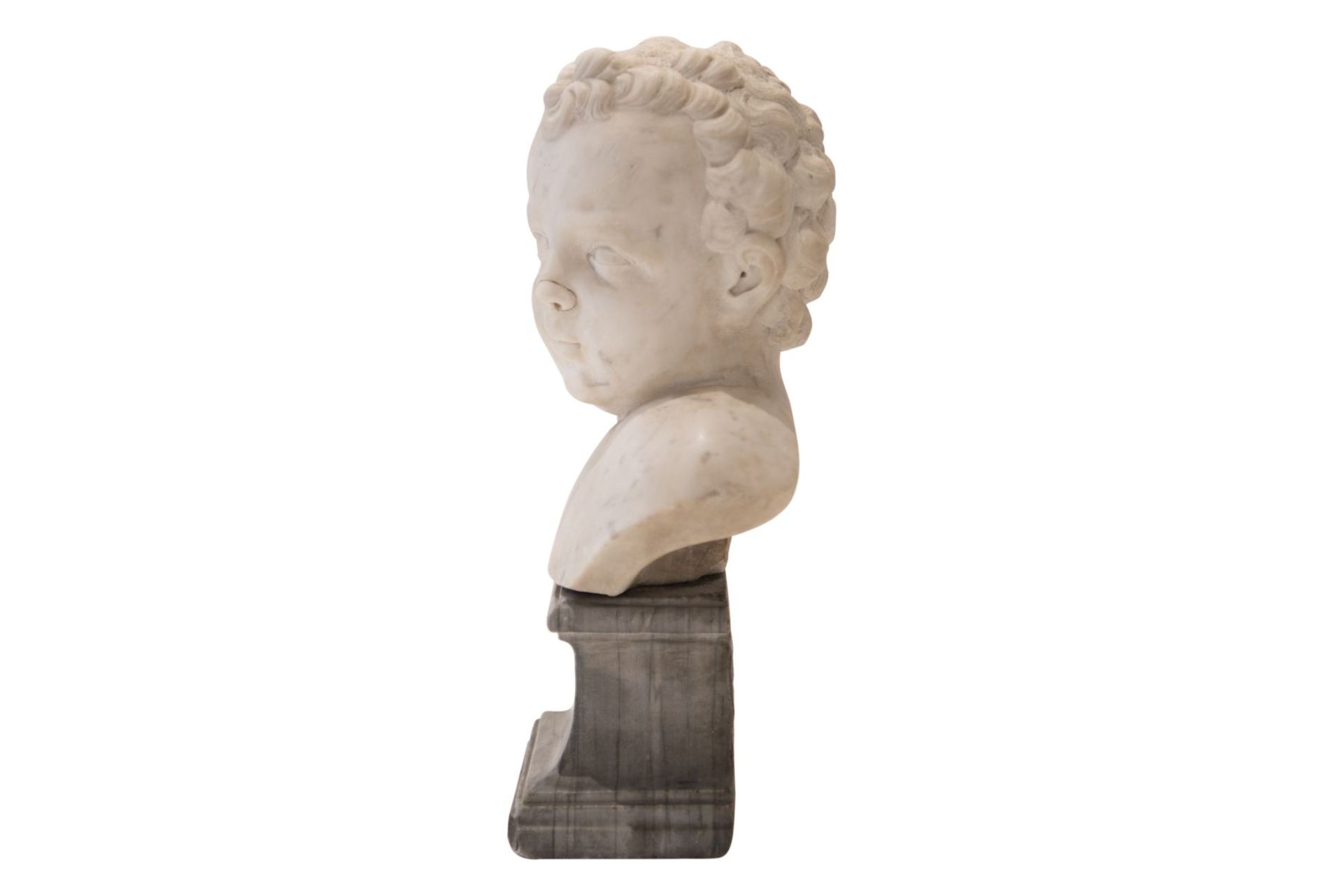 Small child bust of a boy - Image 2 of 6