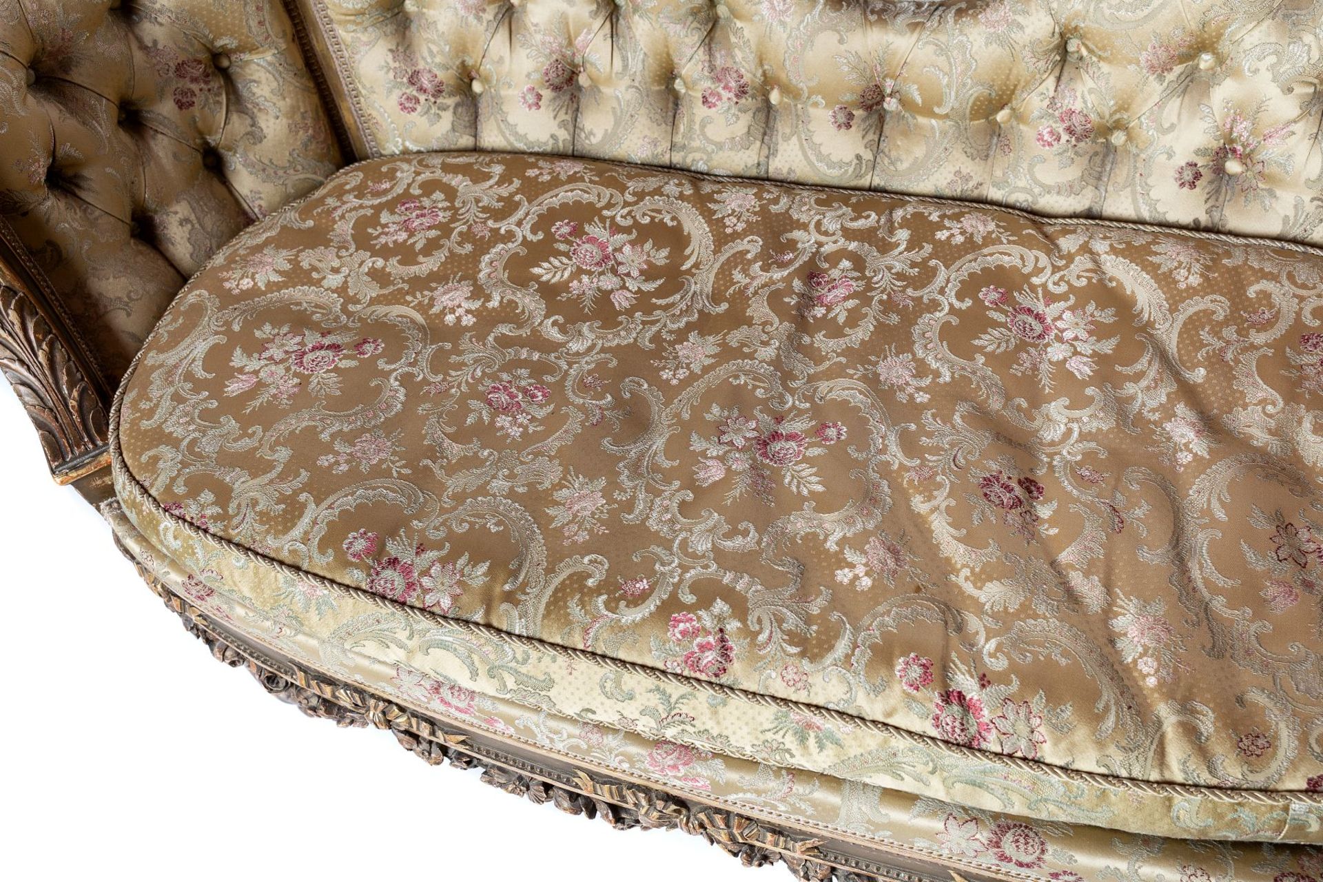 Second half of the 19th century - Neo-Baroque bench - Image 2 of 10