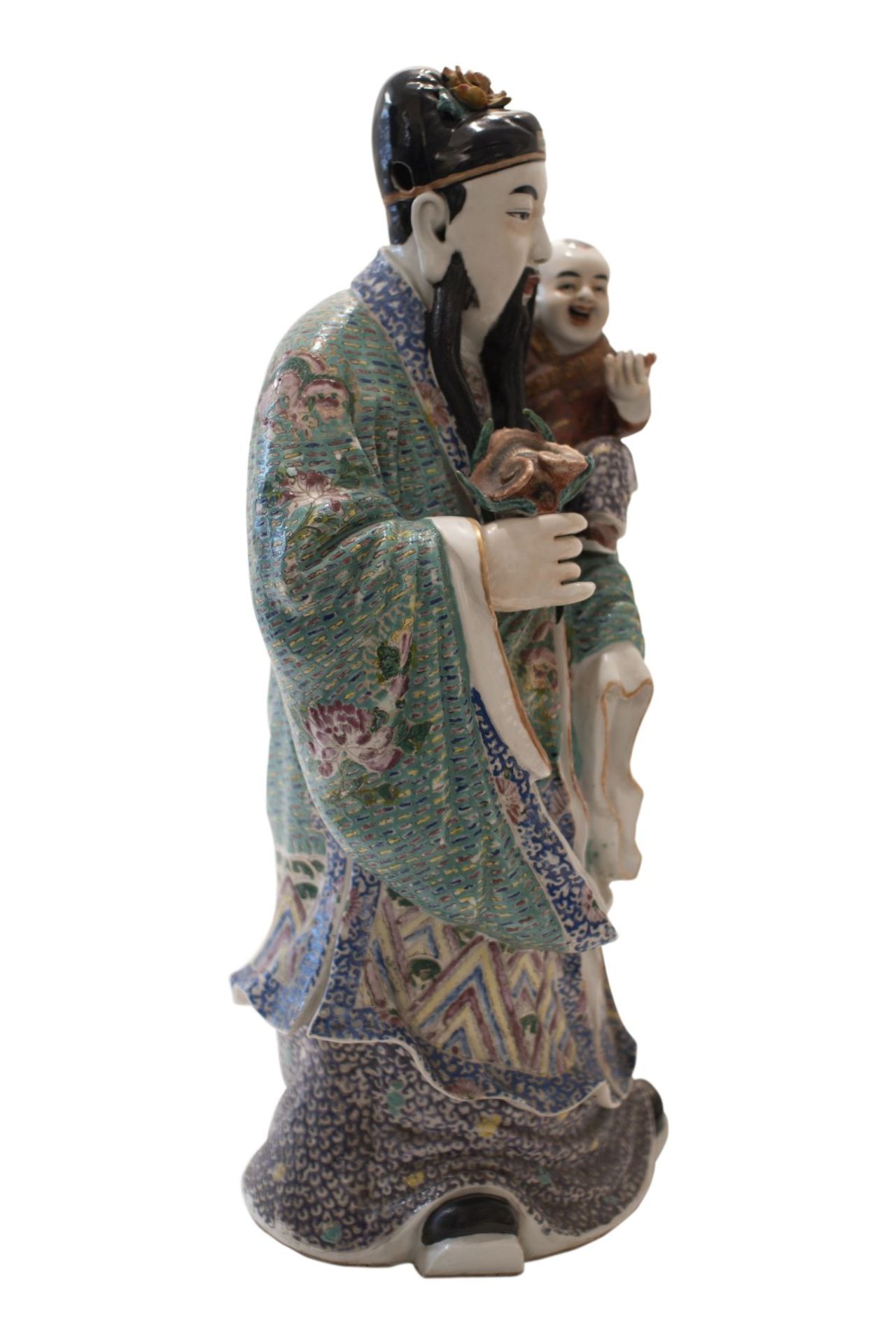 Asian priest with child - Image 8 of 10