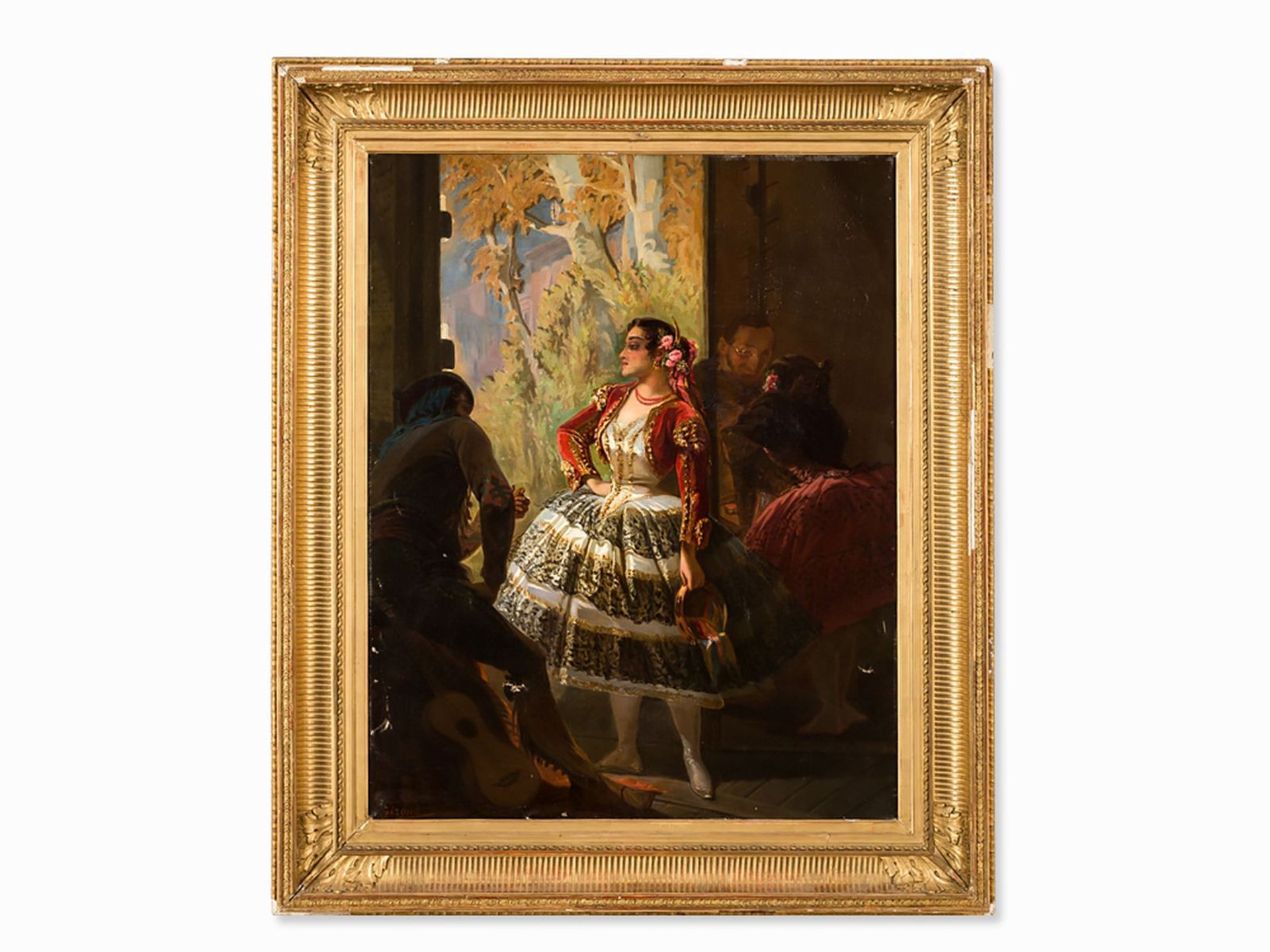 Eugène Giraud (1806-1881), "Spanish Dancer" 1886 - Image 2 of 10