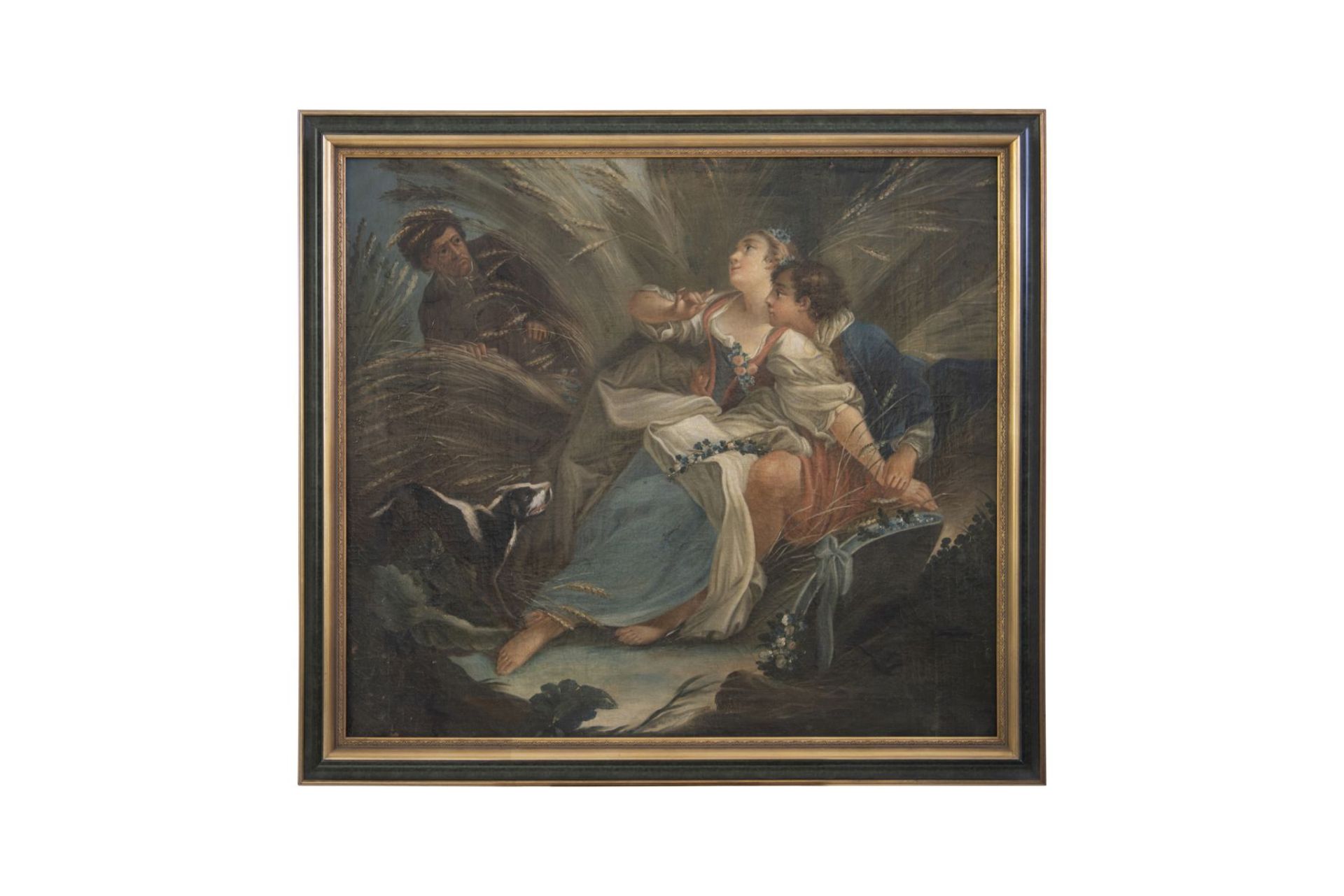 France 18th century "Caught lovers"