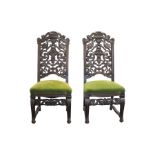 Pair of salon chairs, Belle Epoch style