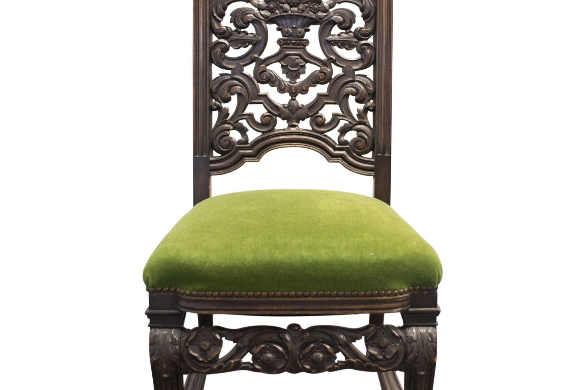 Pair of salon chairs, Belle Epoch style - Bild 4 aus 7