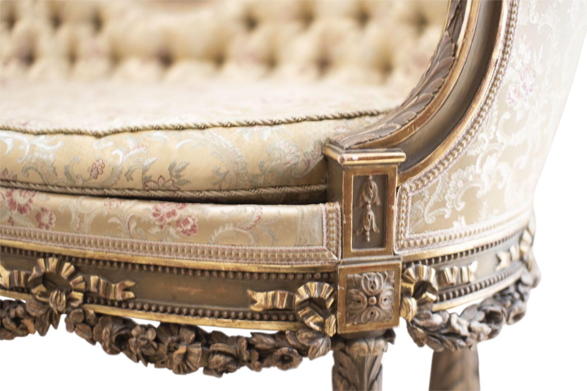 Second half of the 19th century - Neo-Baroque bench - Image 10 of 10