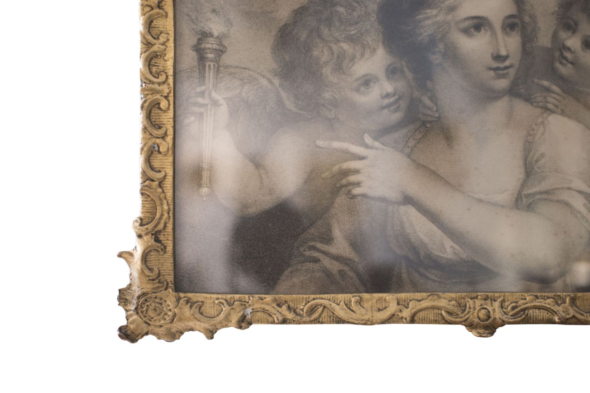 Artist of the 18th century "Lady with two lovers" - Image 4 of 5