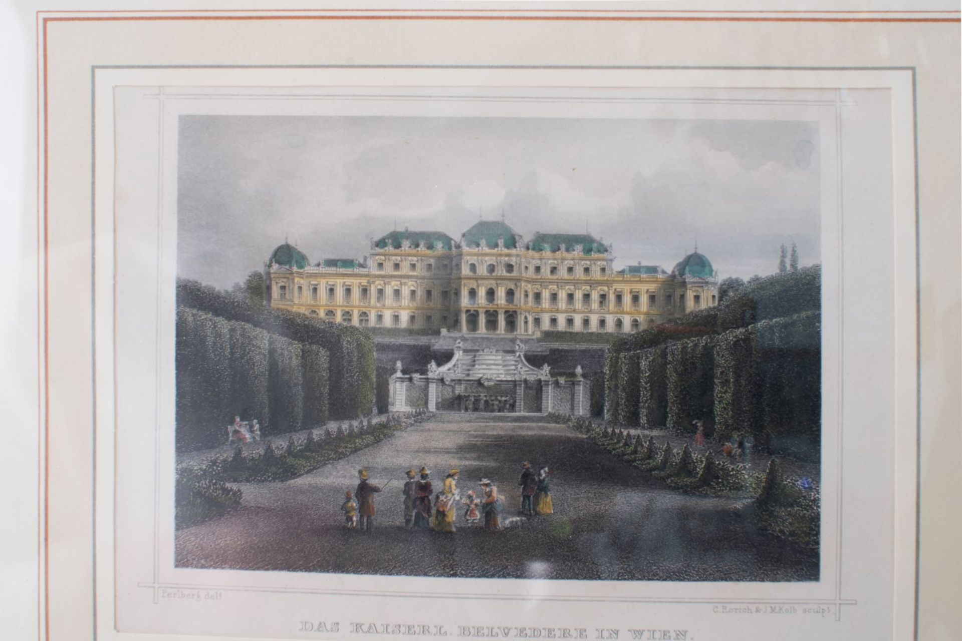 C. Rohrich(1817-1883) u. M. Kolb (1818-1859) "The Imperial Belvedere in Vienna". - Image 2 of 4