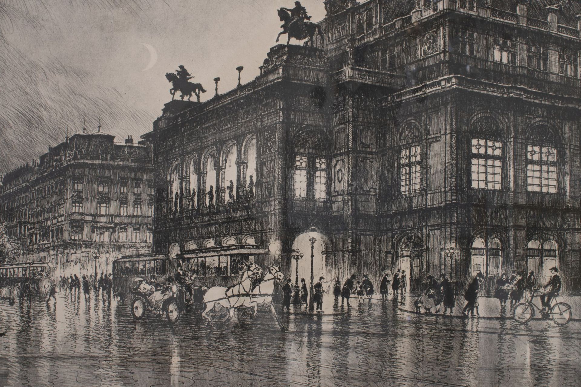 Hugo Henschl (1879-1929) "Vienna State Opera - Image 2 of 5