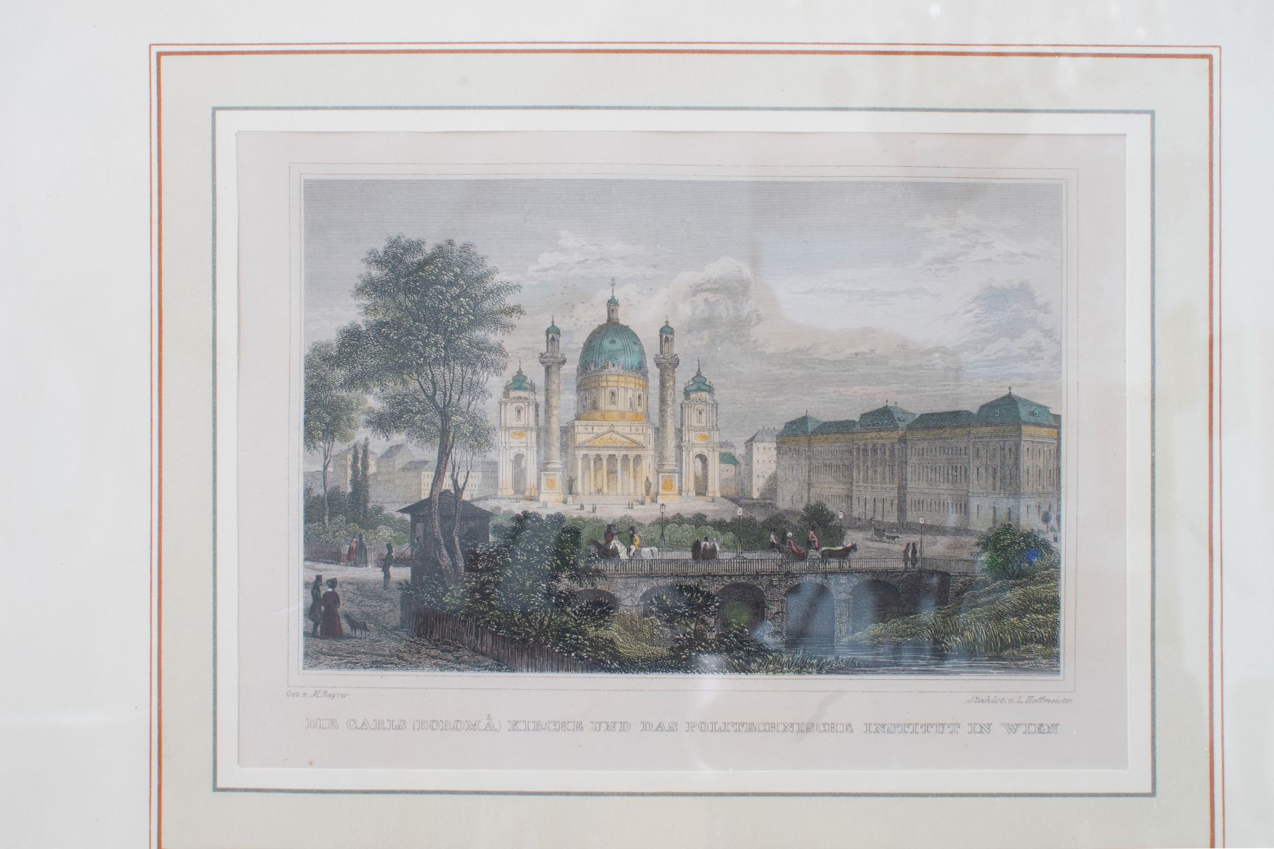 M. Bayer "Karls church and the Polytechnic Institute". - Image 2 of 3