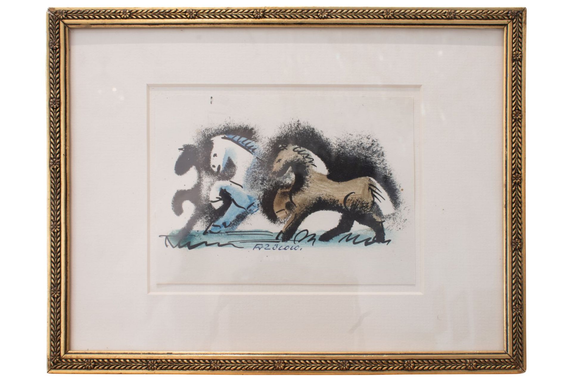 Franz von Zülow (1883-1963) " Three Horses"