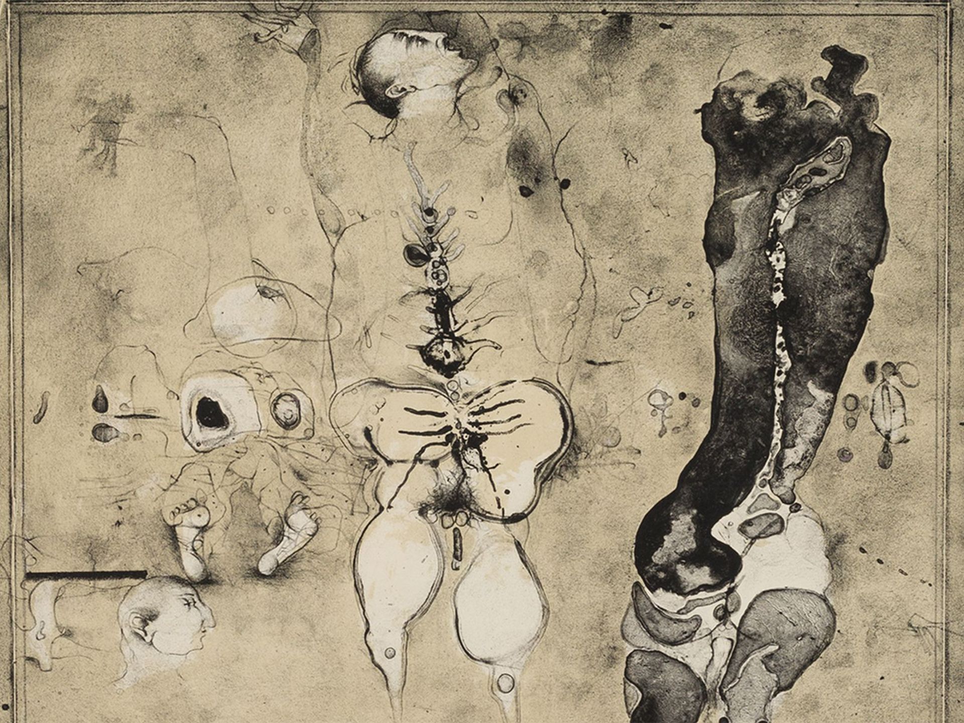 Paul Wunderlich "Anatomies 61" 1961 - Image 4 of 10