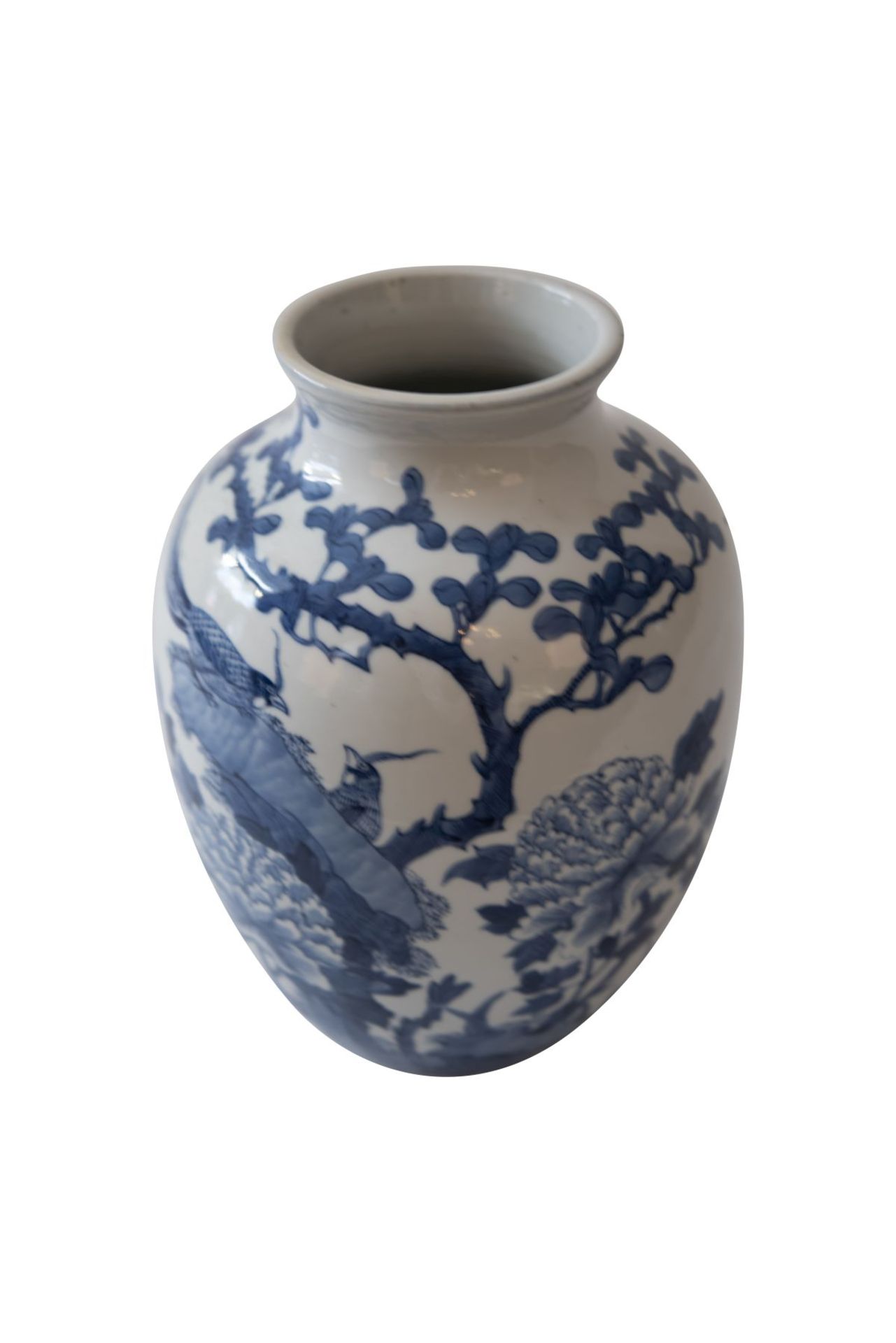 Blue and white vase - Image 3 of 8