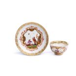 Bowl with Saucer, Meissen 1723/25