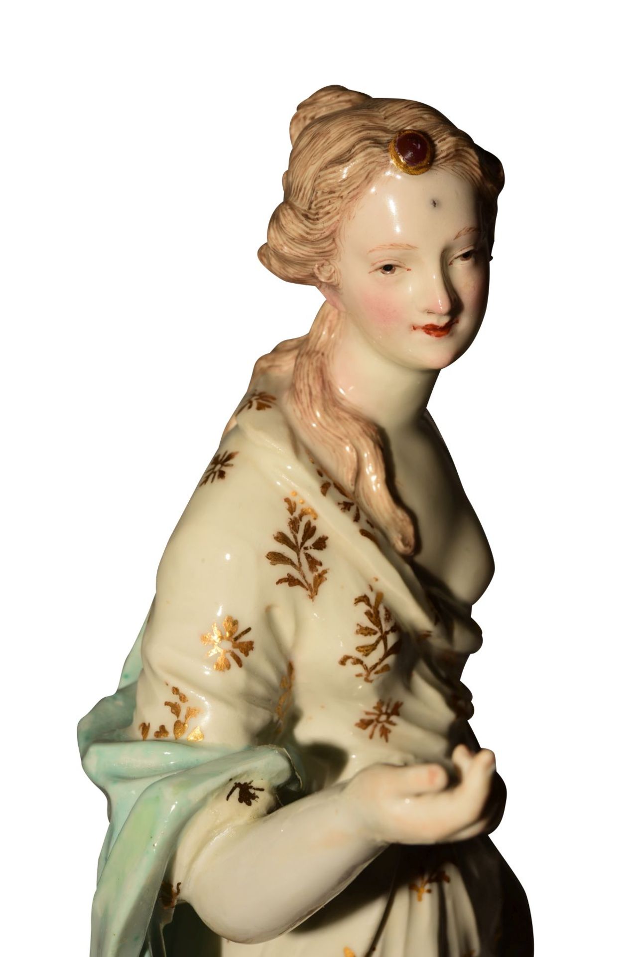 Greek goddess Meissen 1760 - Image 6 of 6