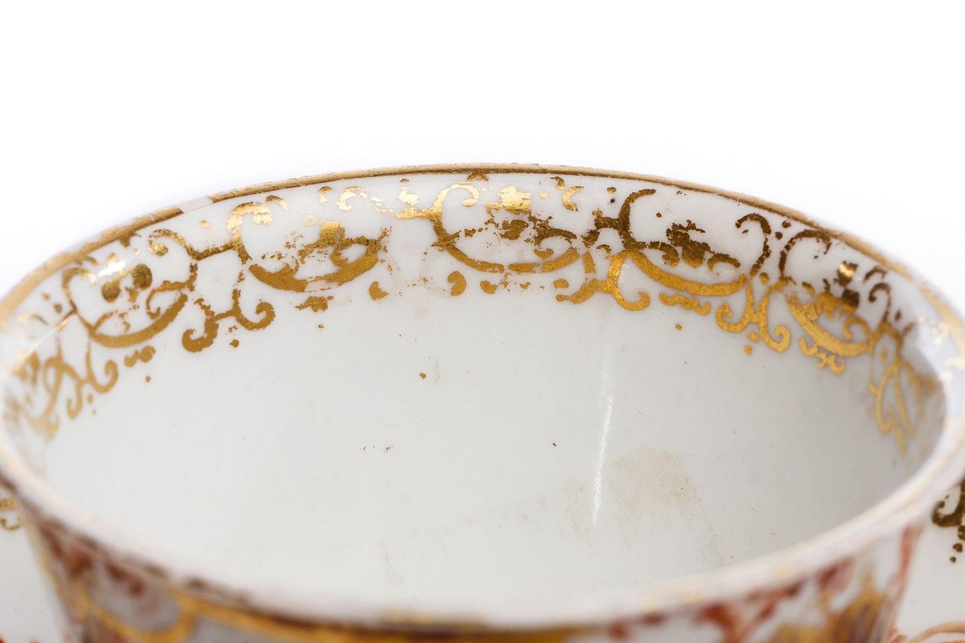 Bowl with Saucer, Meissen 1730/35 - Image 5 of 5