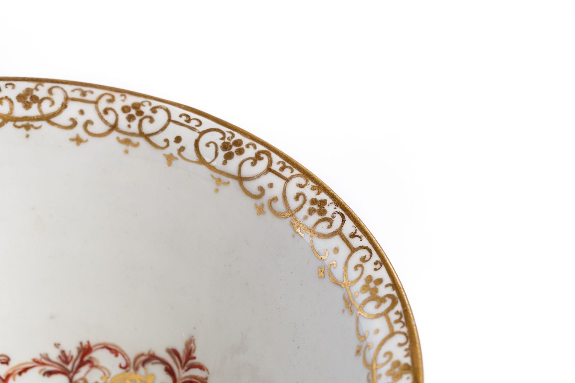 Rare bowl with "Chinoiserie" scenes, Meissen 1723/25 - Image 3 of 4
