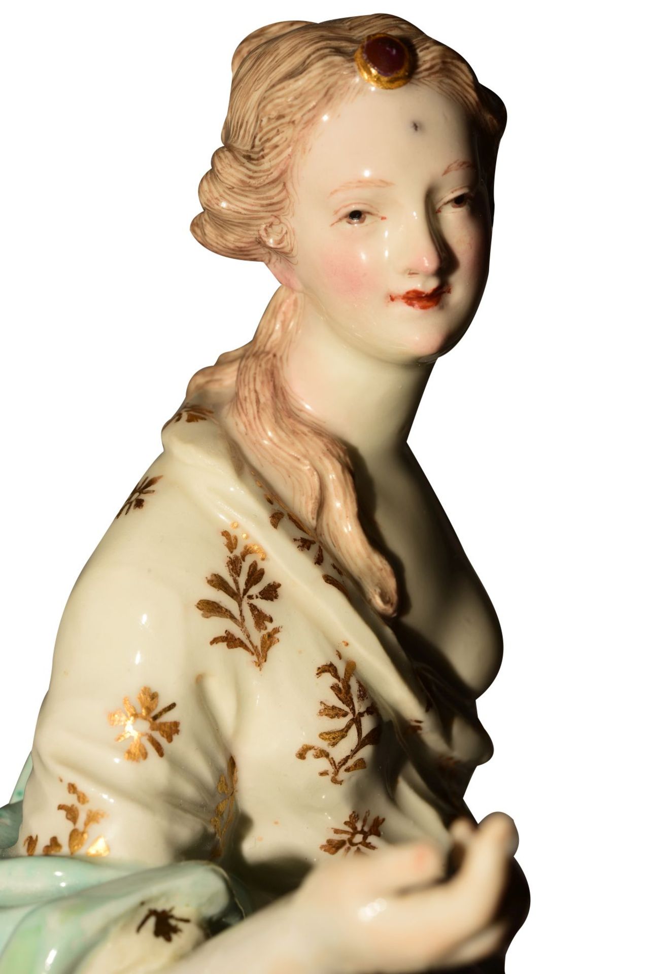 Greek goddess Meissen 1760 - Image 5 of 6