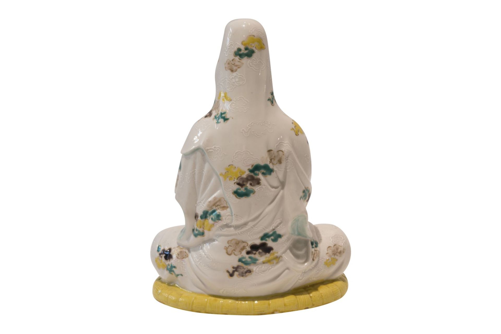 Seated female porcelain figure - Image 3 of 6