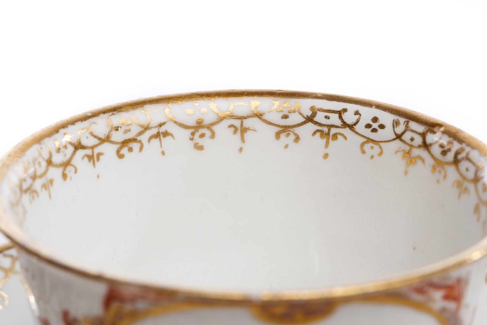 Bowl with saucer, Meissen 1720/25 - Image 6 of 6