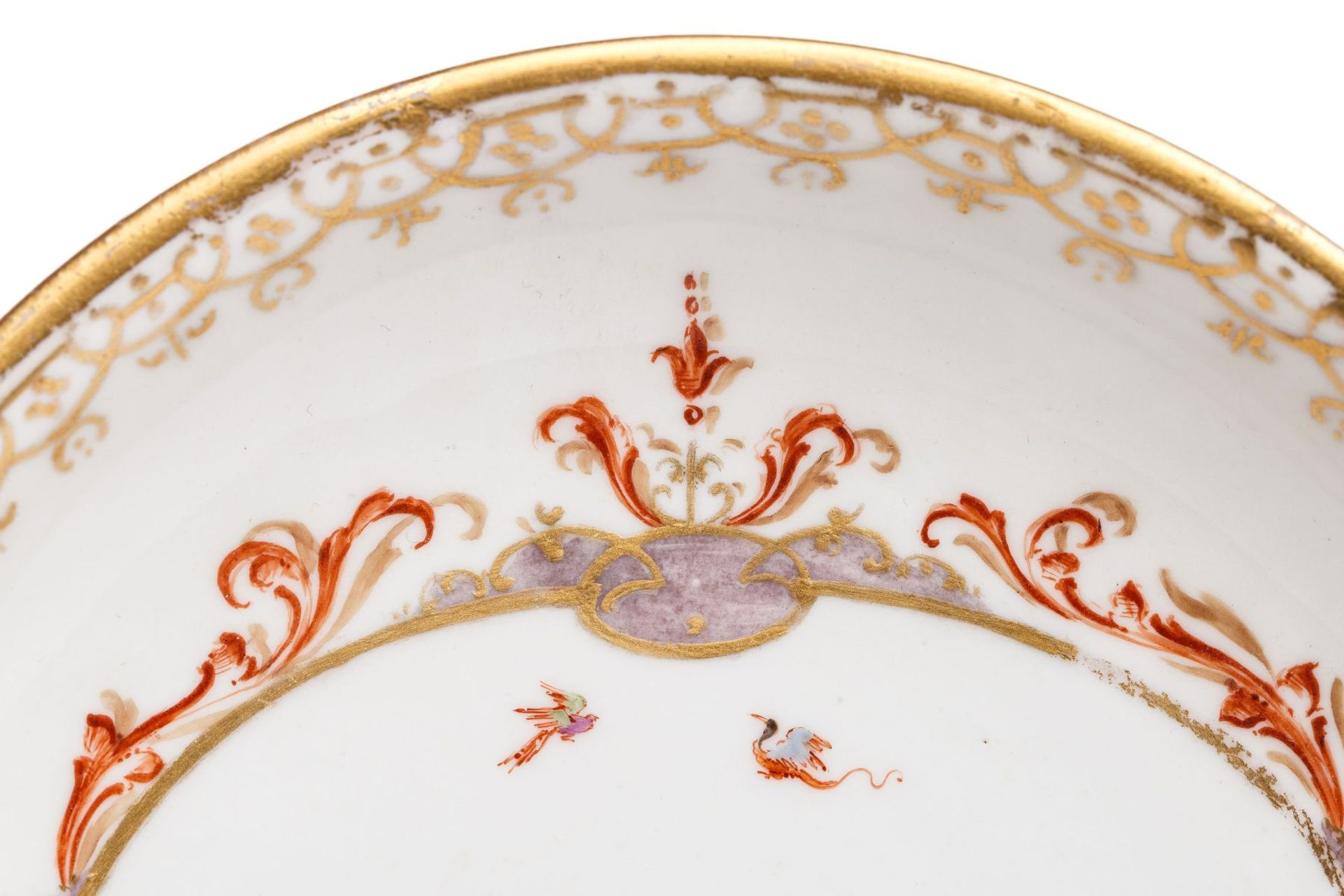 Bowl with saucer, Meissen 1720/25 - Image 3 of 6