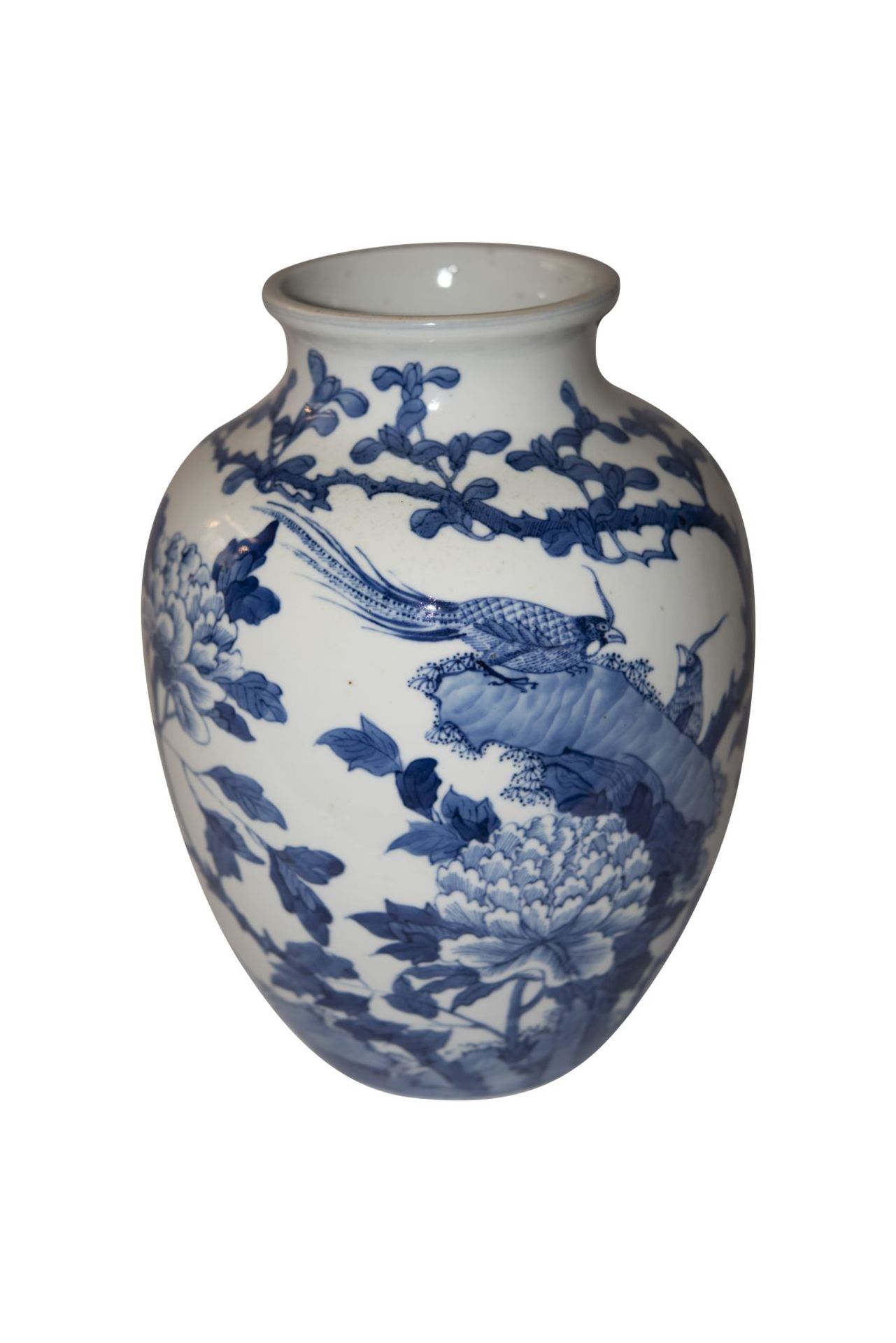 Blue and white vase - Image 8 of 8