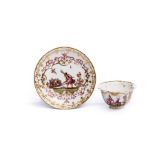 Bowl with saucer, Meissen 1723/25