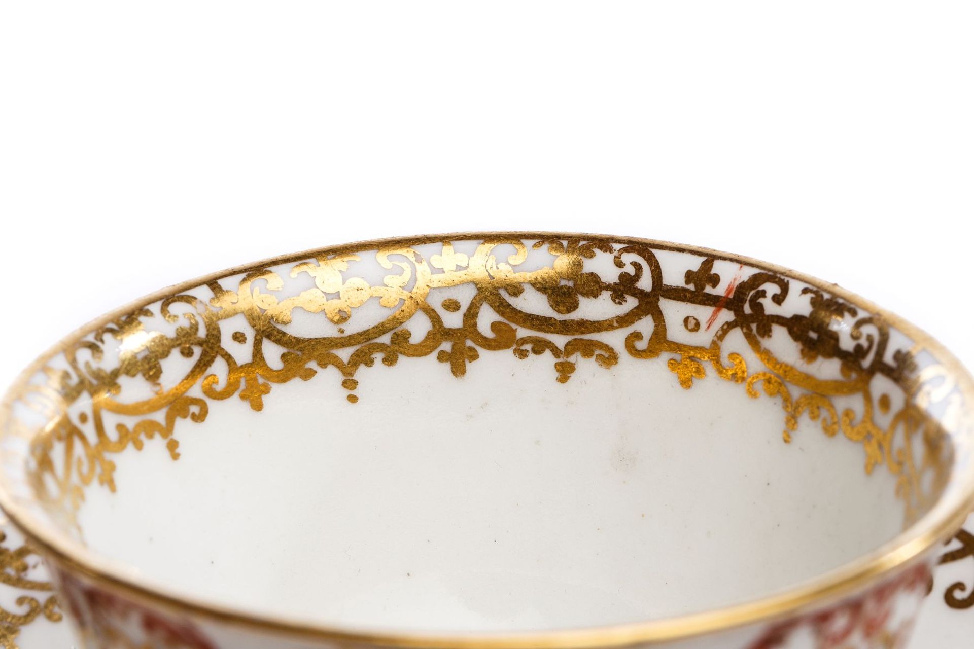 Bowl with saucer, Meissen 1723/25 - Image 5 of 5