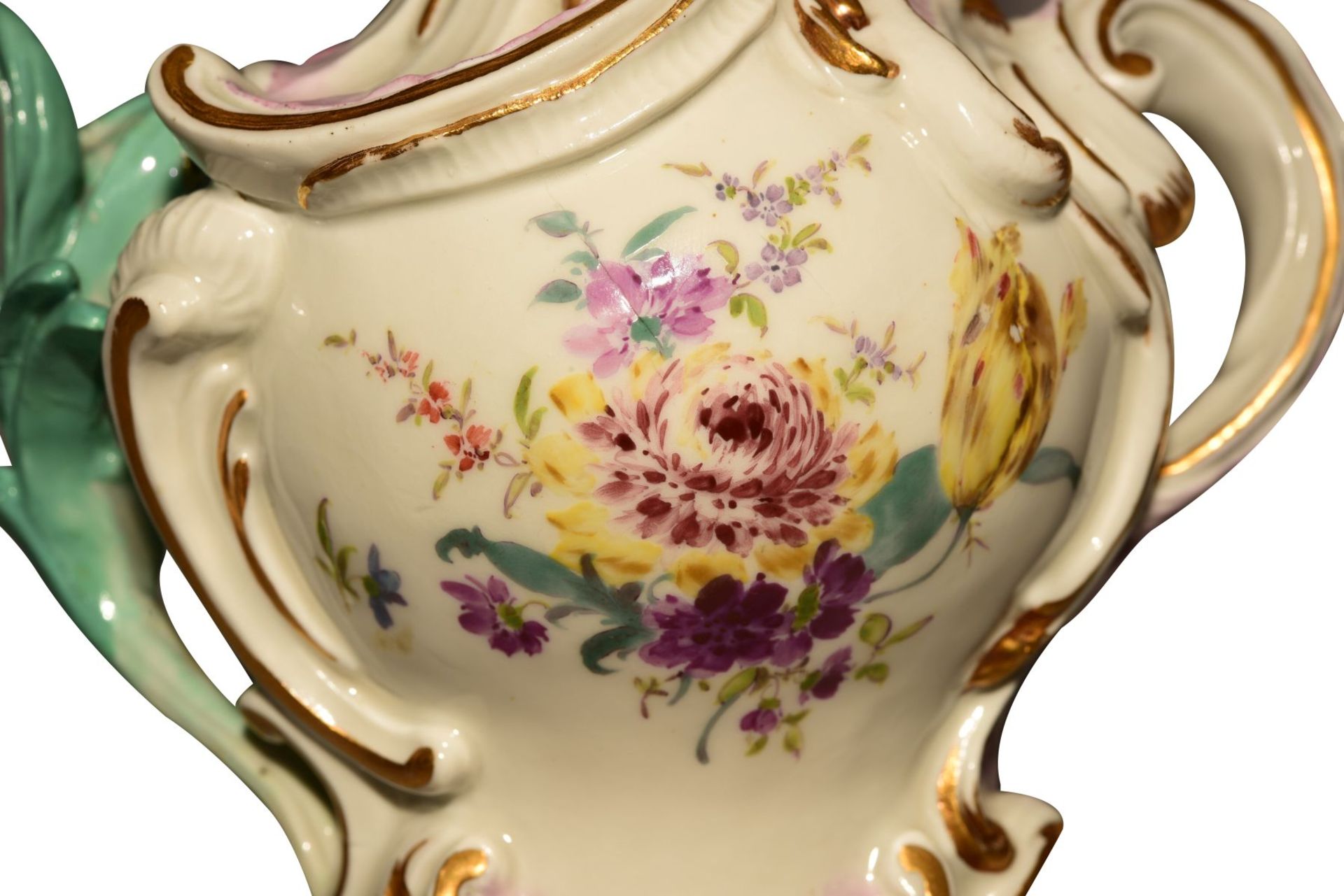 Potpourri vase Meissen around 1750 - Image 6 of 6