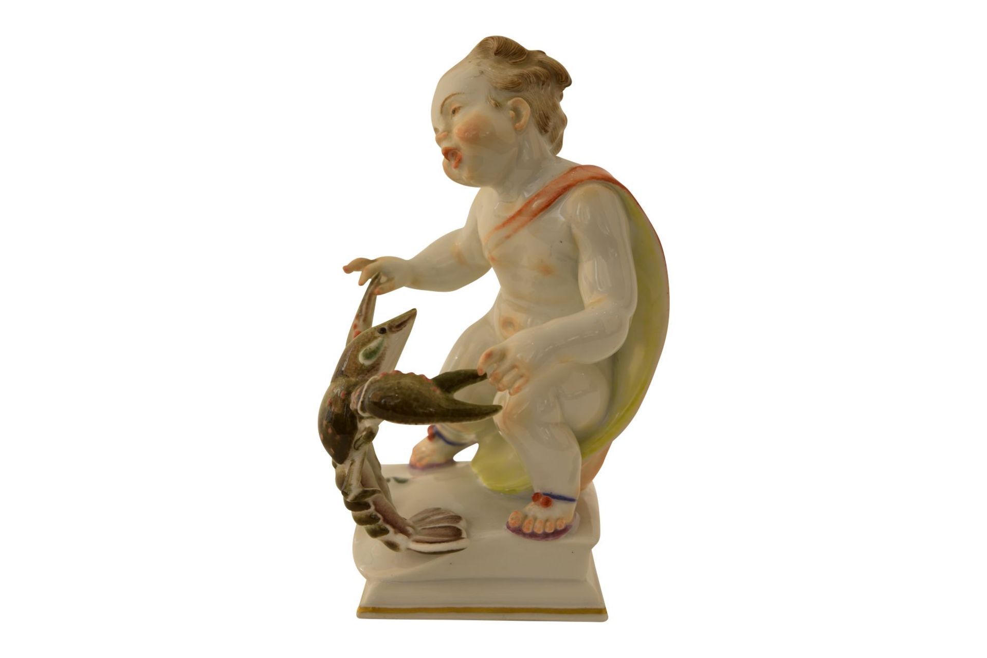 Meissen figure "Cancer zodiac sign" - Image 2 of 6