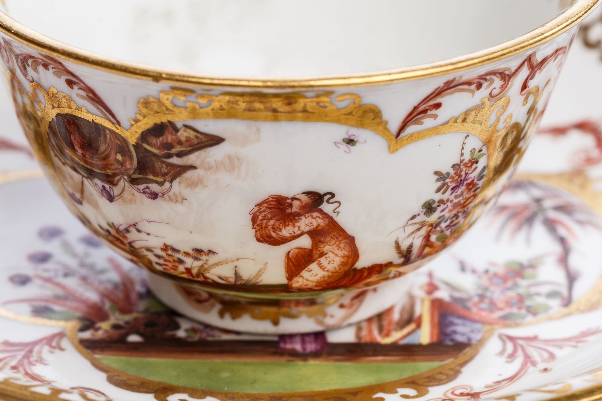 Bowl with Saucer, Meissen 1720/25 - Bild 5 aus 6