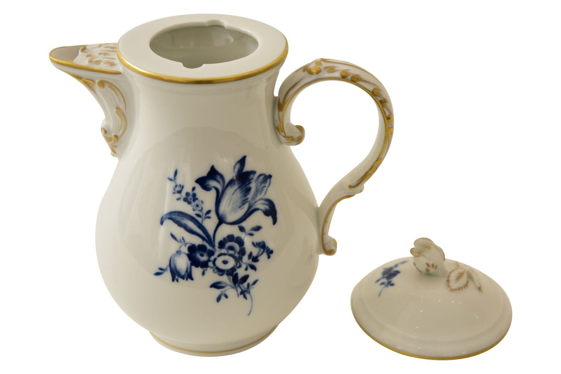 Mocha service "Blue Flower" Meissen - Image 9 of 10