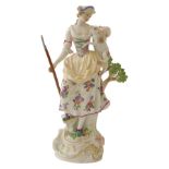 Large figure "shepherdess" Meissen