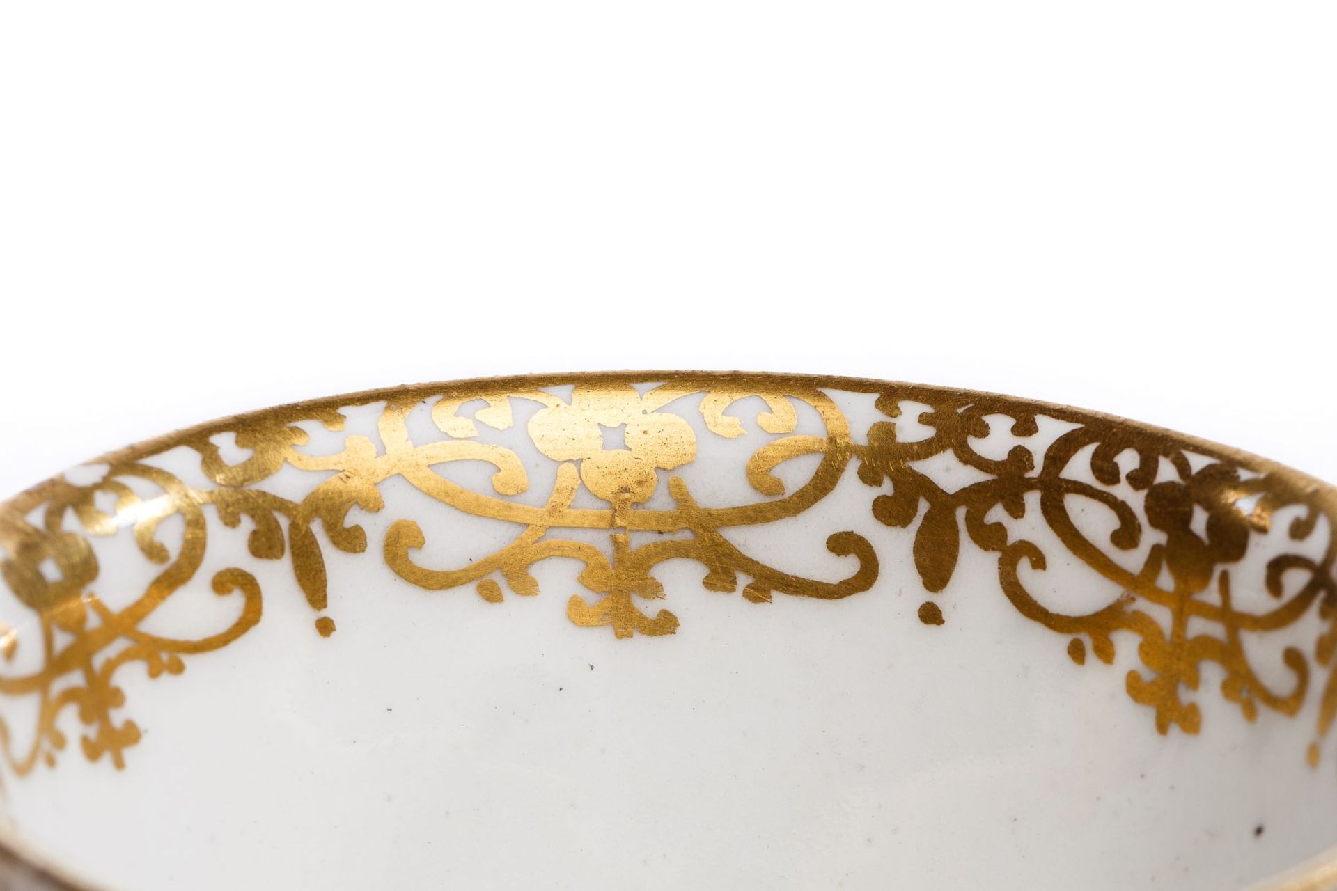 Bowl with saucer, Meissen 1725 - Image 6 of 6