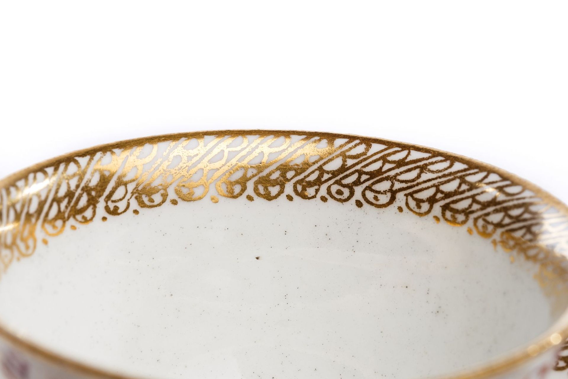 Bowl with Saucer, Meissen 1723/25 - Image 6 of 6