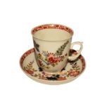 Tall cup and saucer, Meissen 1740