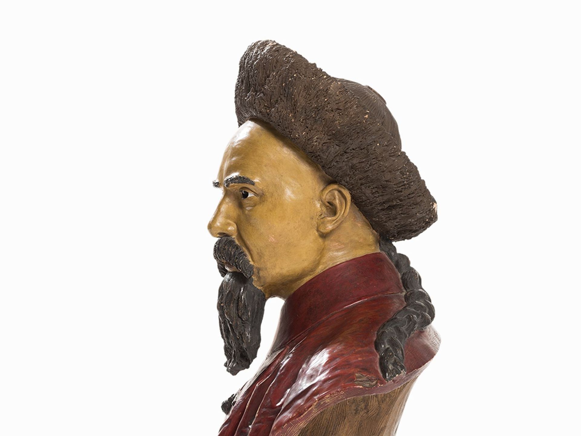 Louis Fournier (1857-1917), Emperor Guangxu, Terracotta Bust, 1884 | Louis Fournier (1857-1917), - Image 8 of 14